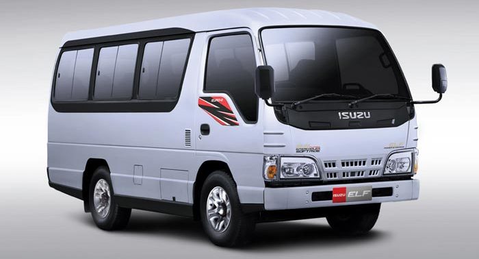 Sewa / Carter Mobil Elf Short 14 Seat Murah Rp900.000